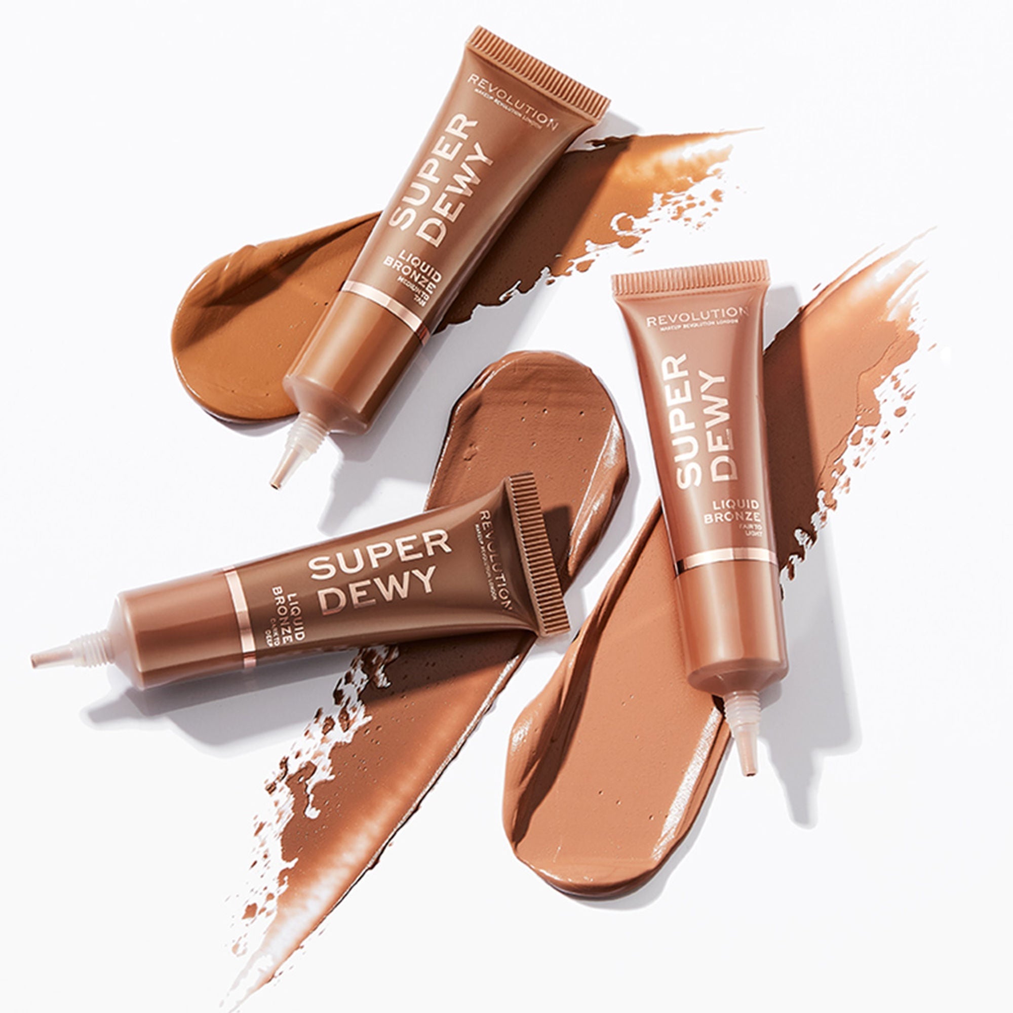 Makeup Revolution Superdewy Liquid Bronzer - Dark To Deep | Grocsy