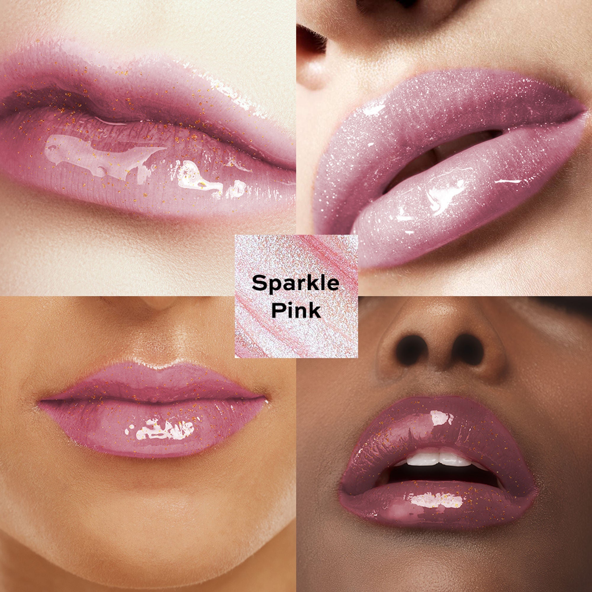 Makeup Revolution Shimmer Bomb Lipgloss-Infused With Vitamin E For Extra Nourishment - Sparkle Pink | Grocsy