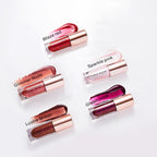 Makeup Revolution Shimmer Bomb Lipgloss-Infused With Vitamin E For Extra Nourishment - Sparkle Pink | Grocsy
