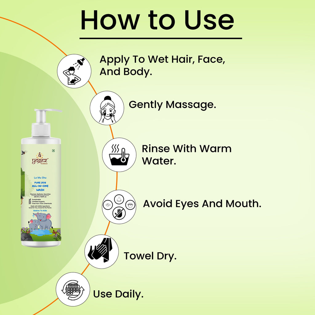Yogez La Mu Shu Pure Joy All-in-One Wash | Grocsy