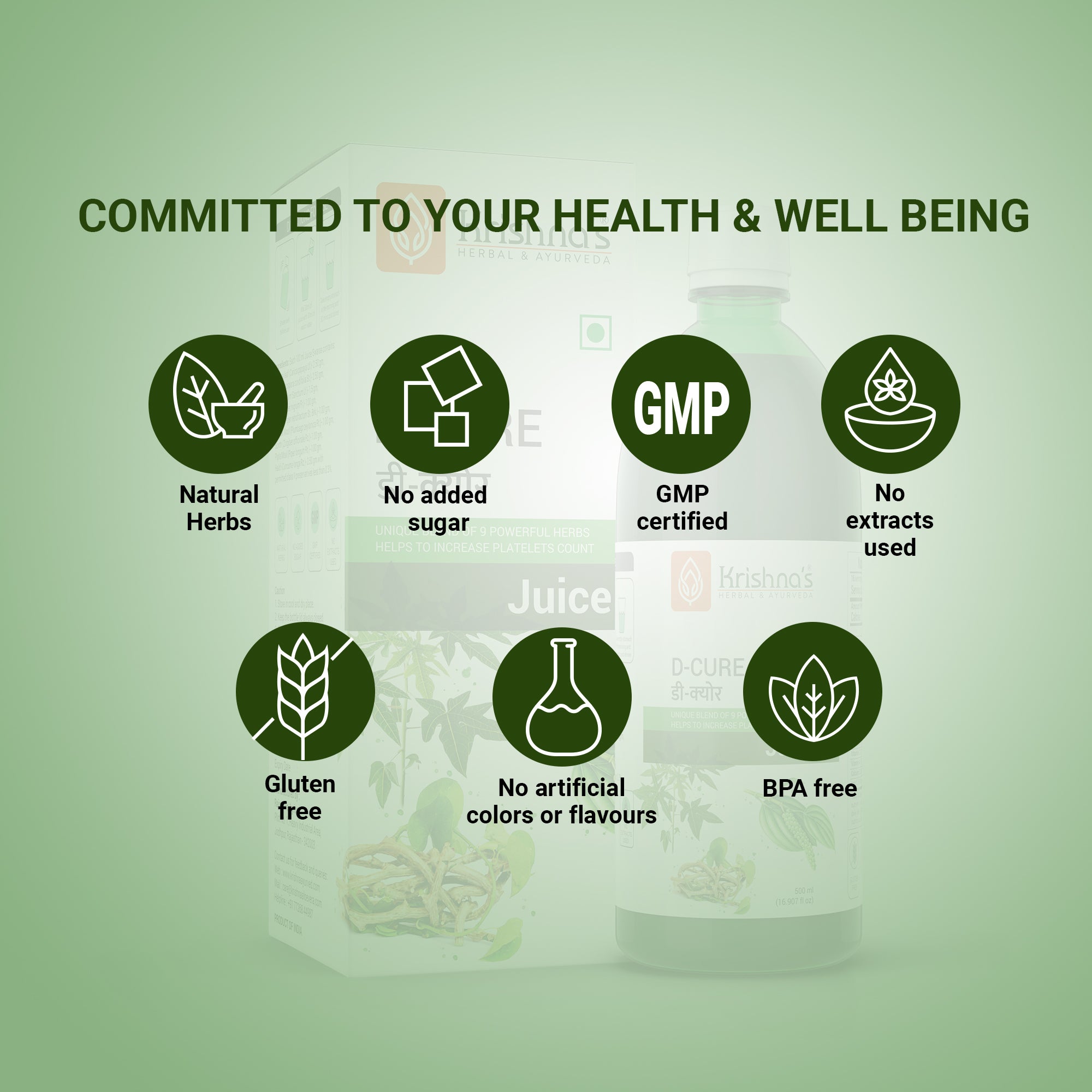 Krishna'S Herbal & Ayurveda Dcure Juice | Grocsy