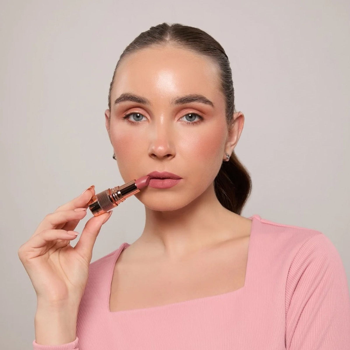 Europe Girl Silky Matte Lipstick - EG-14 Blush | Grocsy