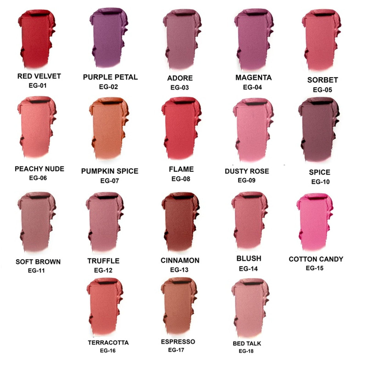Europe Girl Silky Matte Lipstick - EG-18 Bed Talk Eg | Grocsy