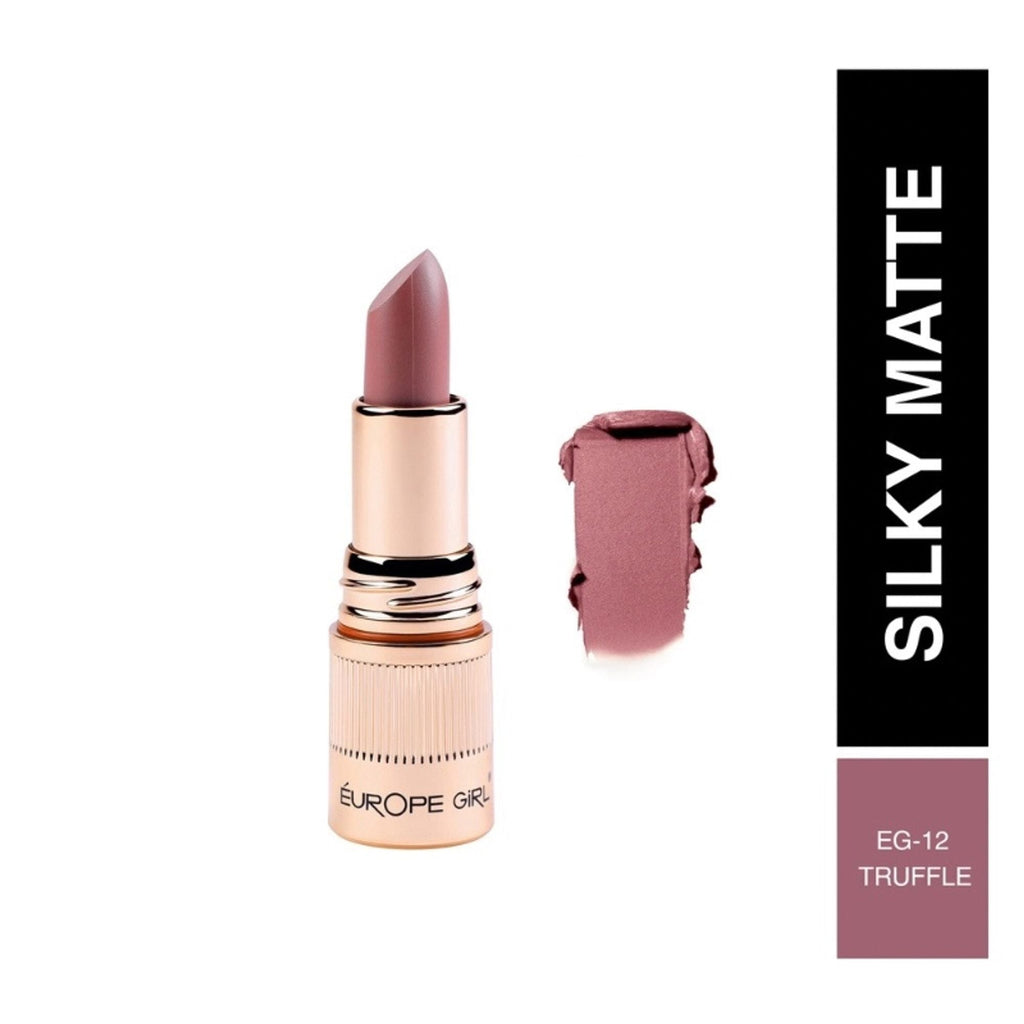 Europe Girl Silky Matte Lipstick - EG-12 Truffle | Grocsy