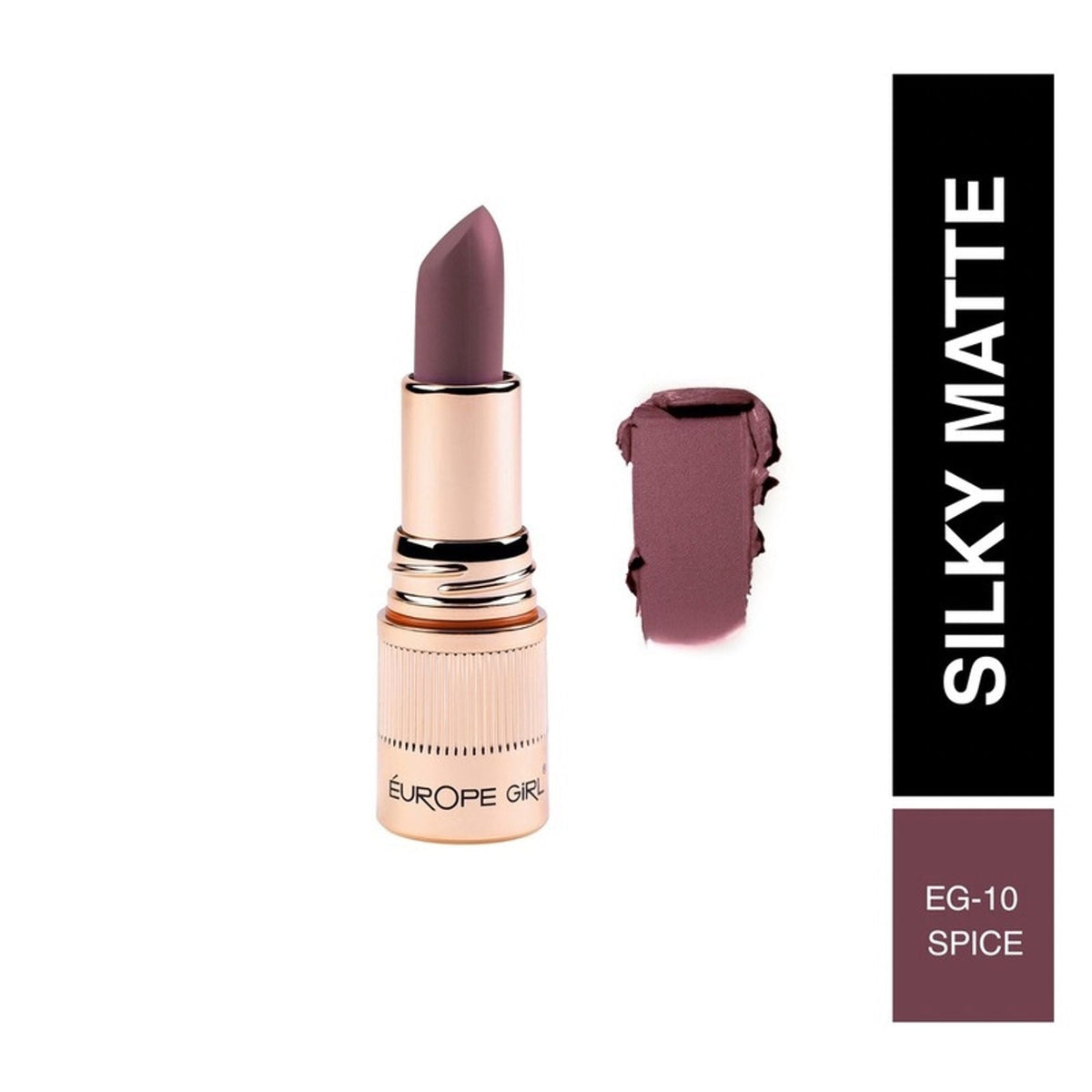 Europe Girl Silky Matte Lipstick - EG-10 Spice | Grocsy
