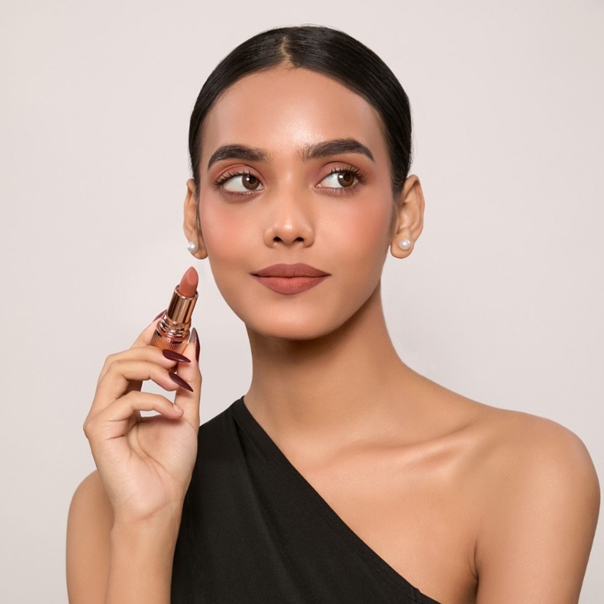 Europe Girl Silky Matte Lipstick - EG-07 Pumpkin Spice | Grocsy