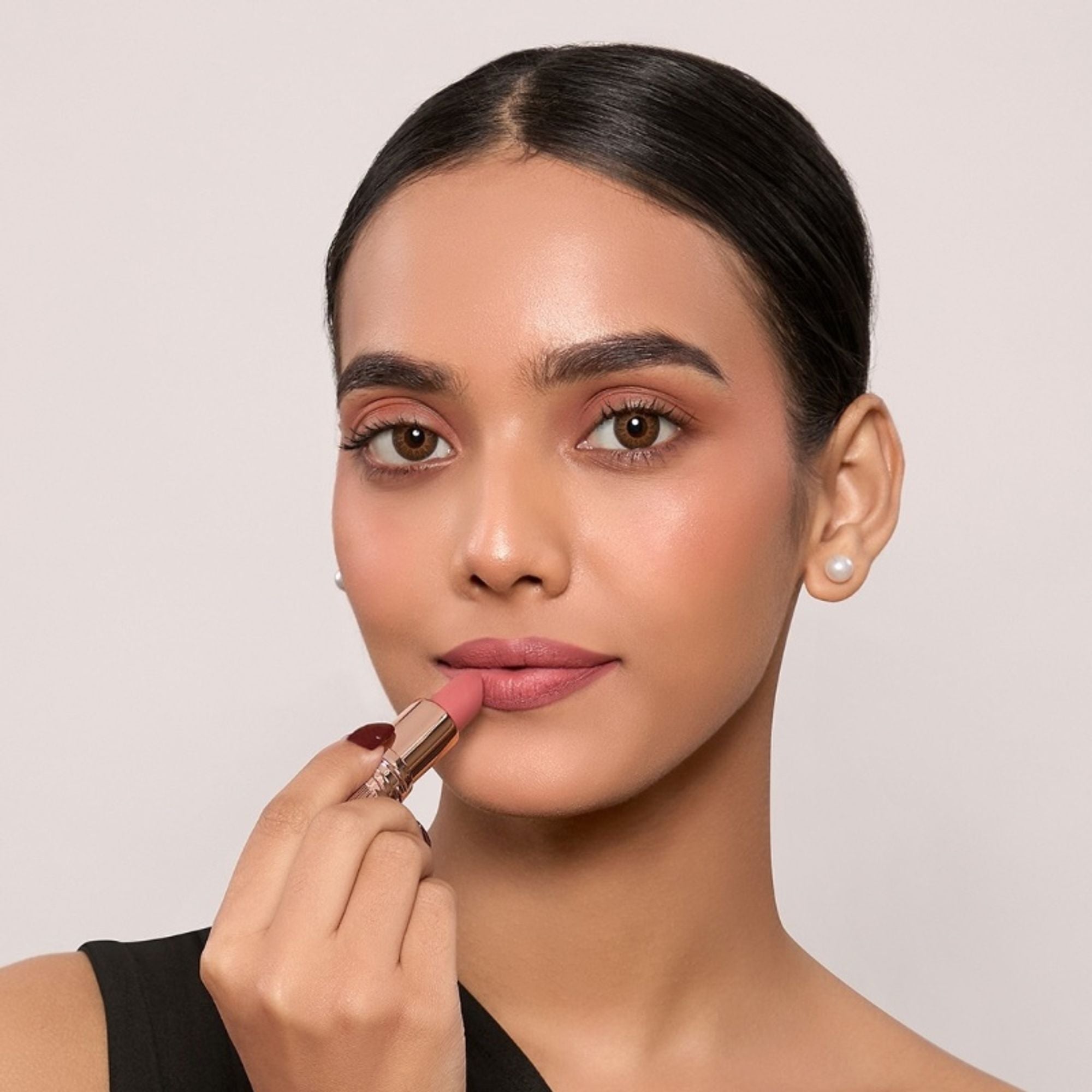 Europe Girl Silky Matte Lipstick - EG-06 Peachy Nude | Grocsy