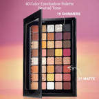 Europe Girl 40 Colour Eyeshadow Palette - Neutral Tone | Grocsy