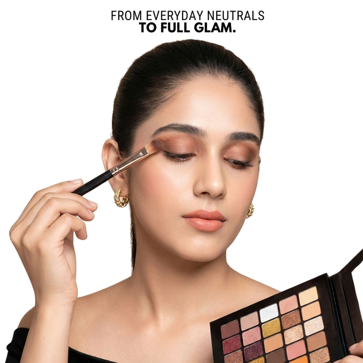 Europe Girl 40 Colour Eyeshadow Palette - Neutral Tone | Grocsy
