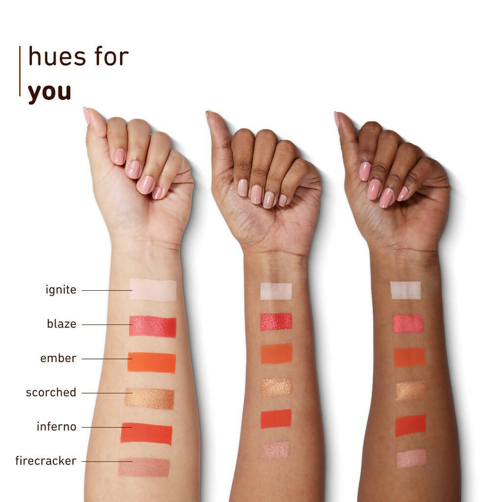 Plum In Your Element Eyeshadow Palette Easy to Blend 6-in-1 Palette 01 Fire | Grocsy