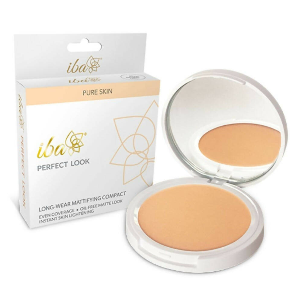 Iba Perfect Look Long-Wear Mattifying Compact SPF 15 - 03 Natural Coral | Grocsy