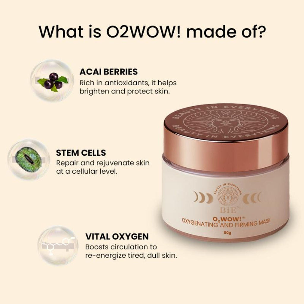 BiE O2wow!- Oxygenating & Firming Mask | Grocsy