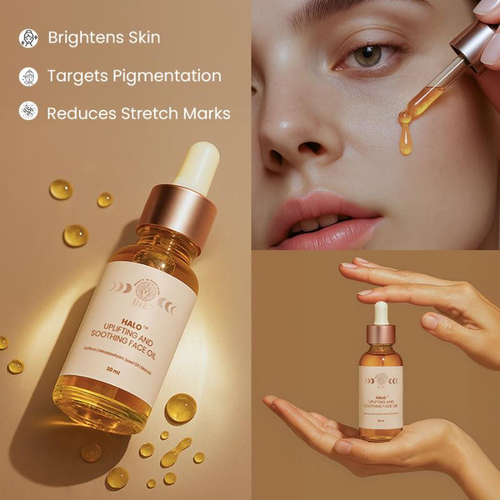 BiE Halo- Uplifting & Soothing Face Oil | Grocsy