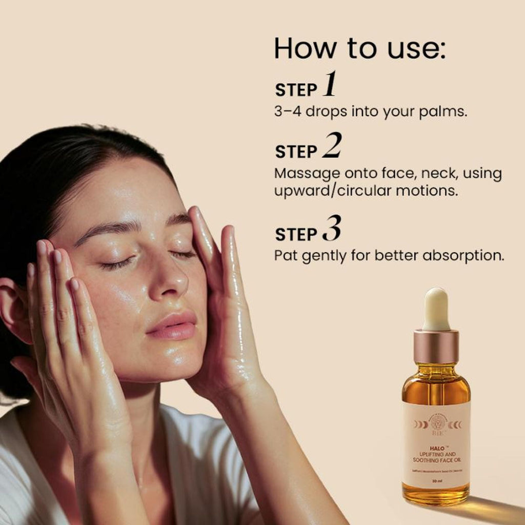 BiE Halo- Uplifting & Soothing Face Oil | Grocsy