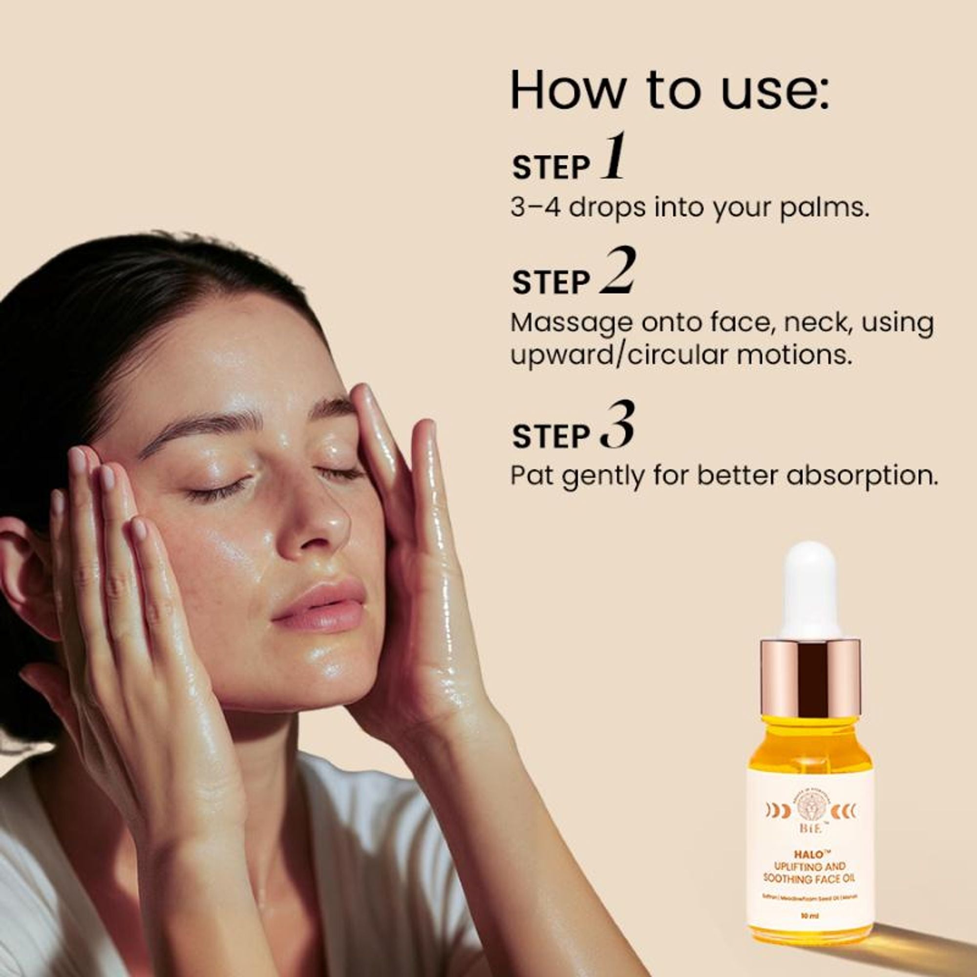 BiE Halo- Uplifting & Soothing Face Oil | Grocsy