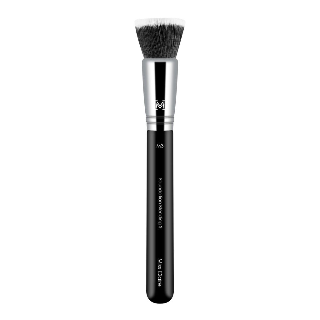 Miss Claire M3 - Foundation Blending Brush (S) - Chrome | Grocsy
