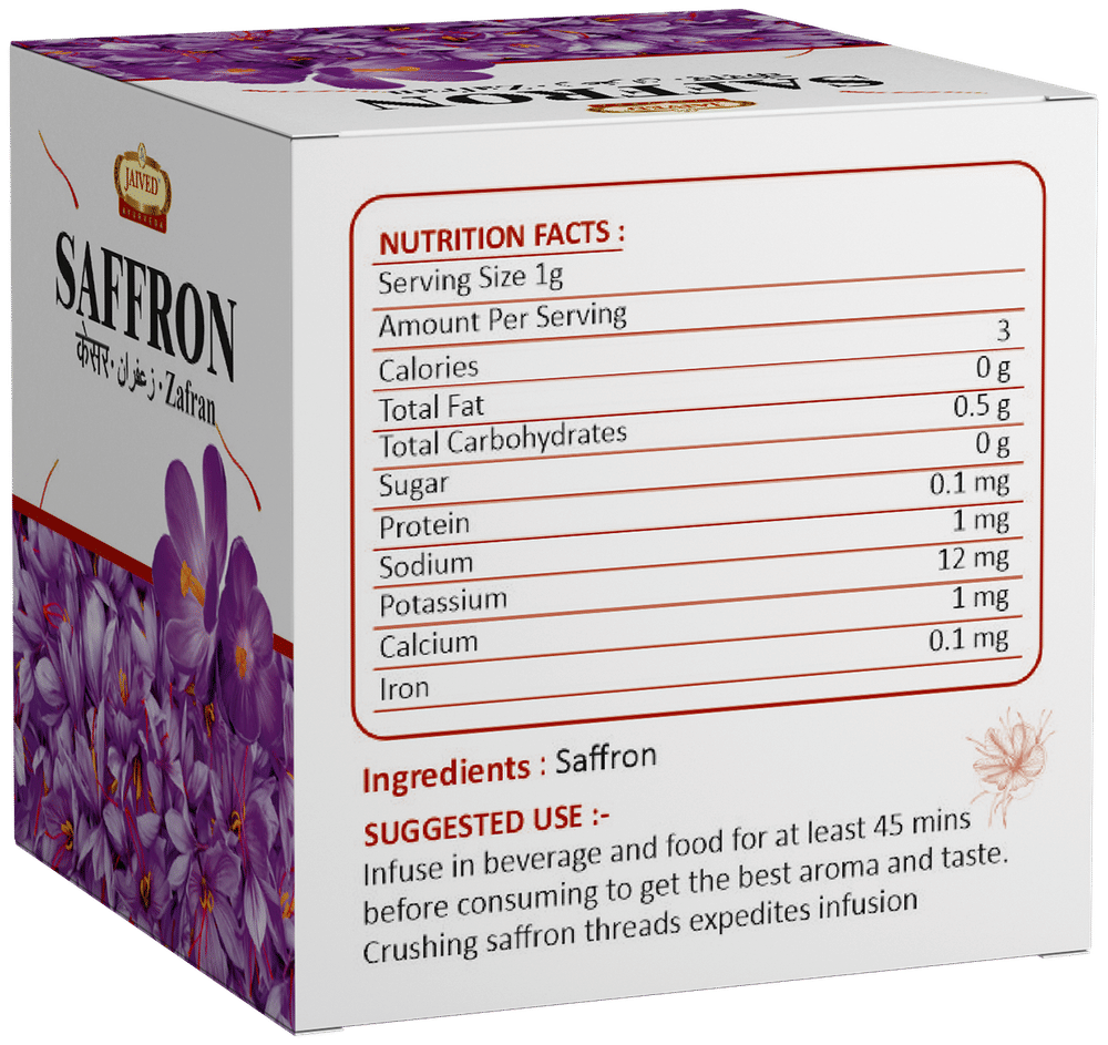 Jaived Ayurveda Saffron (Kesar) | Grocsy