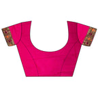 Joban Fashion Hot Pink Banarasi Soft Silk Woven Saree | Grocsy
