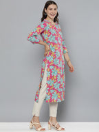 HERE&NOW Floral Printed Kurta | Grocsy