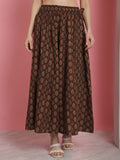 TAG 7 Floral Printed Flared Pure Cotton Ethnic Palazzos | Grocsy