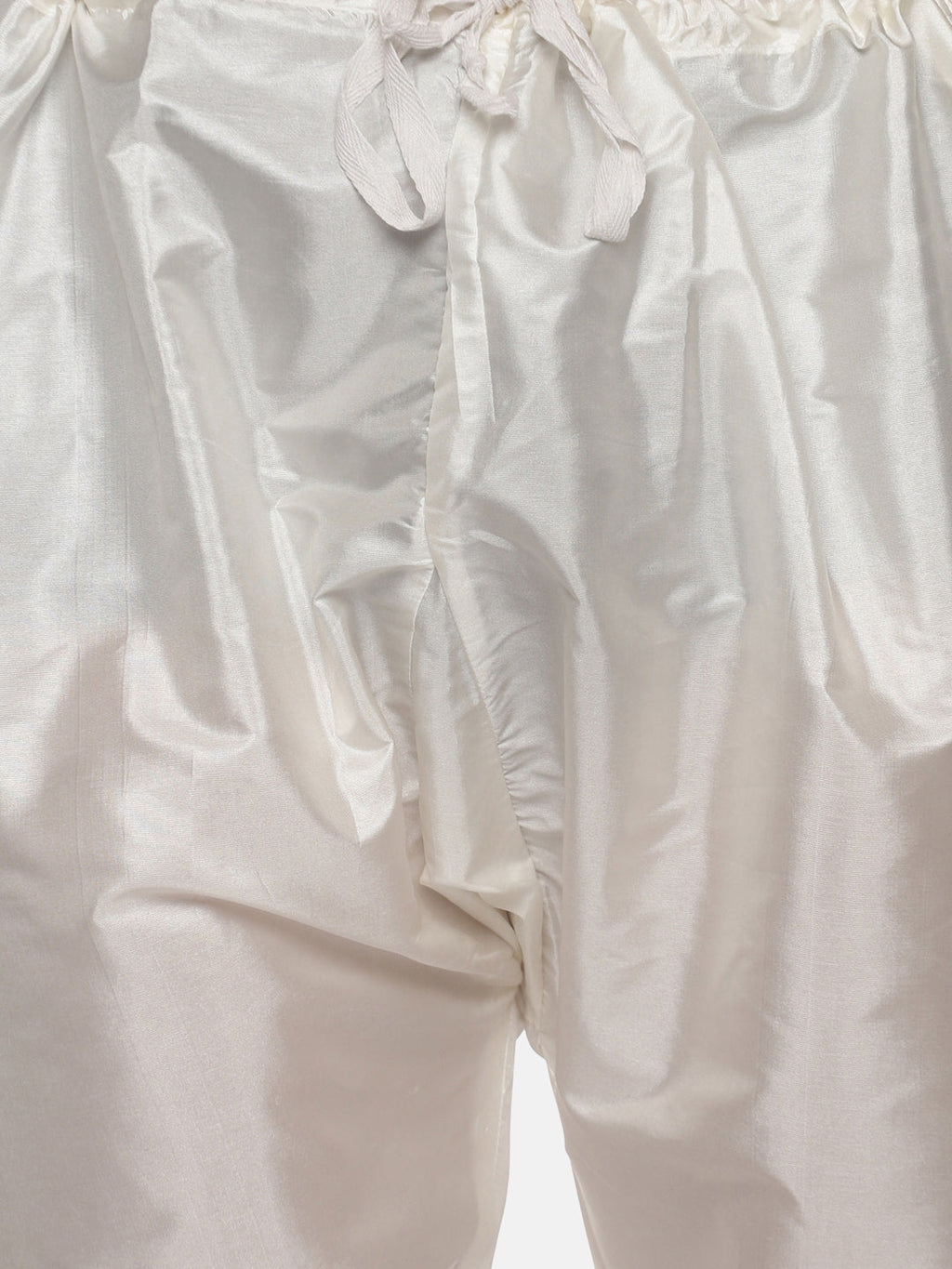 Sethukrishna Men Cream-Coloured Kurta with Pyjamas | Grocsy