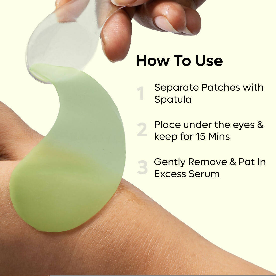 mCaffeine Green Tea Hydrogel Under Eye Patches for Fine Lines | Grocsy