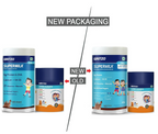 Gritzo SuperMilk Overall Growth (2-6y Boy & Girl) (Double Chocolate) with Super Gummies (Natural Orange Flavour) | Grocsy
