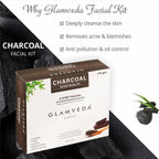 Glamveda Charcoal Purifying & Detox Facial Kit | Grocsy