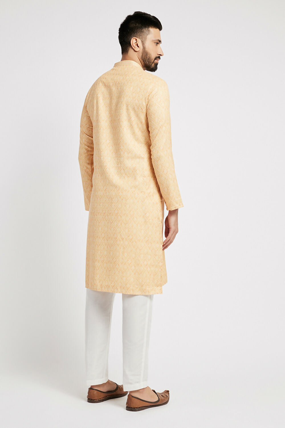 Ethnic India Yellow Men's Kurta | Grocsy