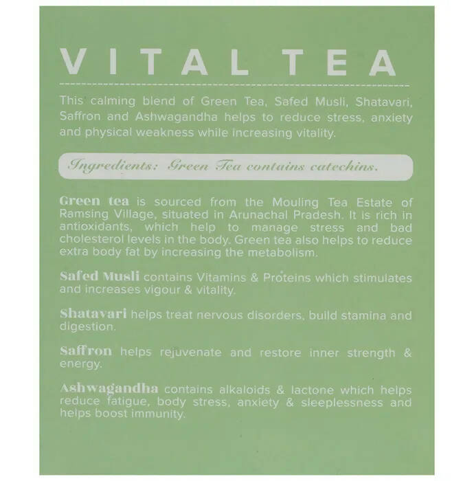 Baidyanath Jhansi Ayurvedant Vital-Tea Bags | Grocsy