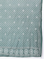 HERE&NOW Women Ethnic Motifs Yoke Design Kurta with Trousers & Dupatta | Grocsy