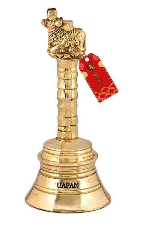 Uapan Nandi Brass Pooja Bell | Grocsy