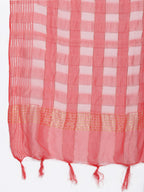 HERE&NOW Women Yoke Design Pure Cotton Kurta & Trousers with Dupatta | Grocsy