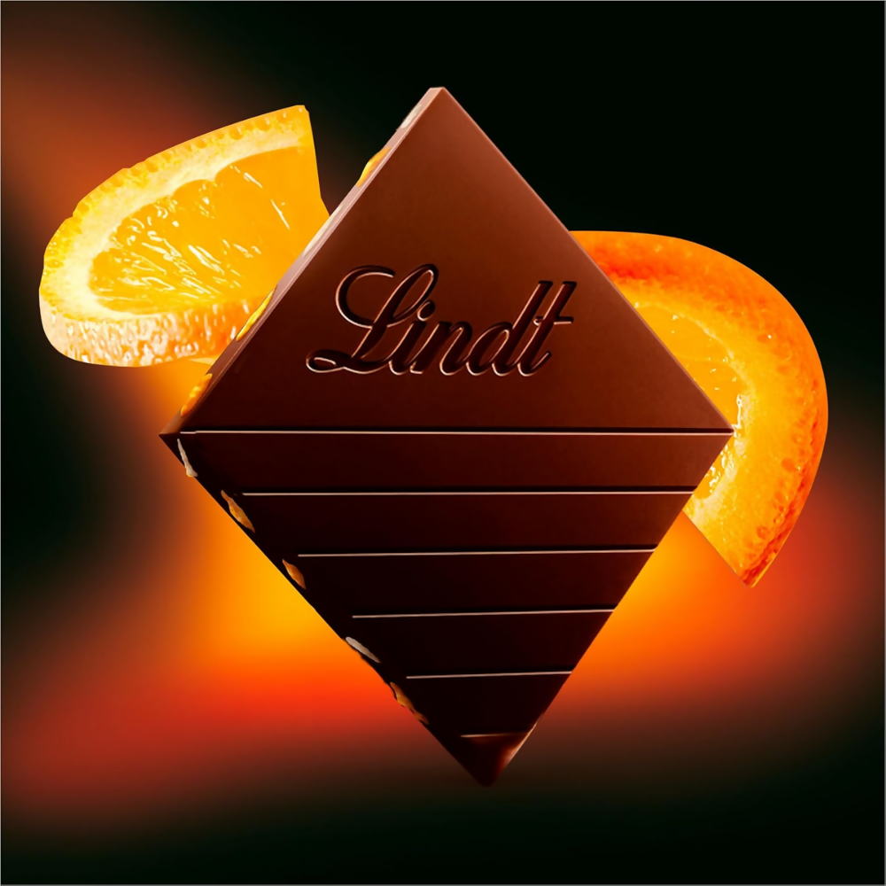 Lindt Excellence Orange Intense Dark Chocolate | Grocsy