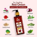 The Indie Earth Advanced Red Onion Hair Care Trio | Grocsy