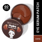 Swiss Beauty Hydra Eye Serum Patches For Dark Circles And Puffiness , Hydrate Skin - Coffee | Grocsy