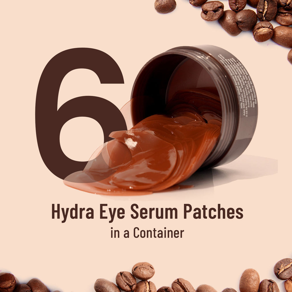 Swiss Beauty Hydra Eye Serum Patches For Dark Circles And Puffiness , Hydrate Skin - Coffee | Grocsy