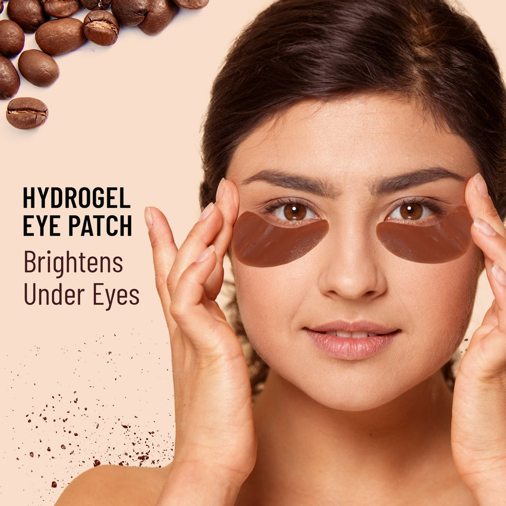 Swiss Beauty Hydra Eye Serum Patches For Dark Circles And Puffiness , Hydrate Skin - Coffee | Grocsy