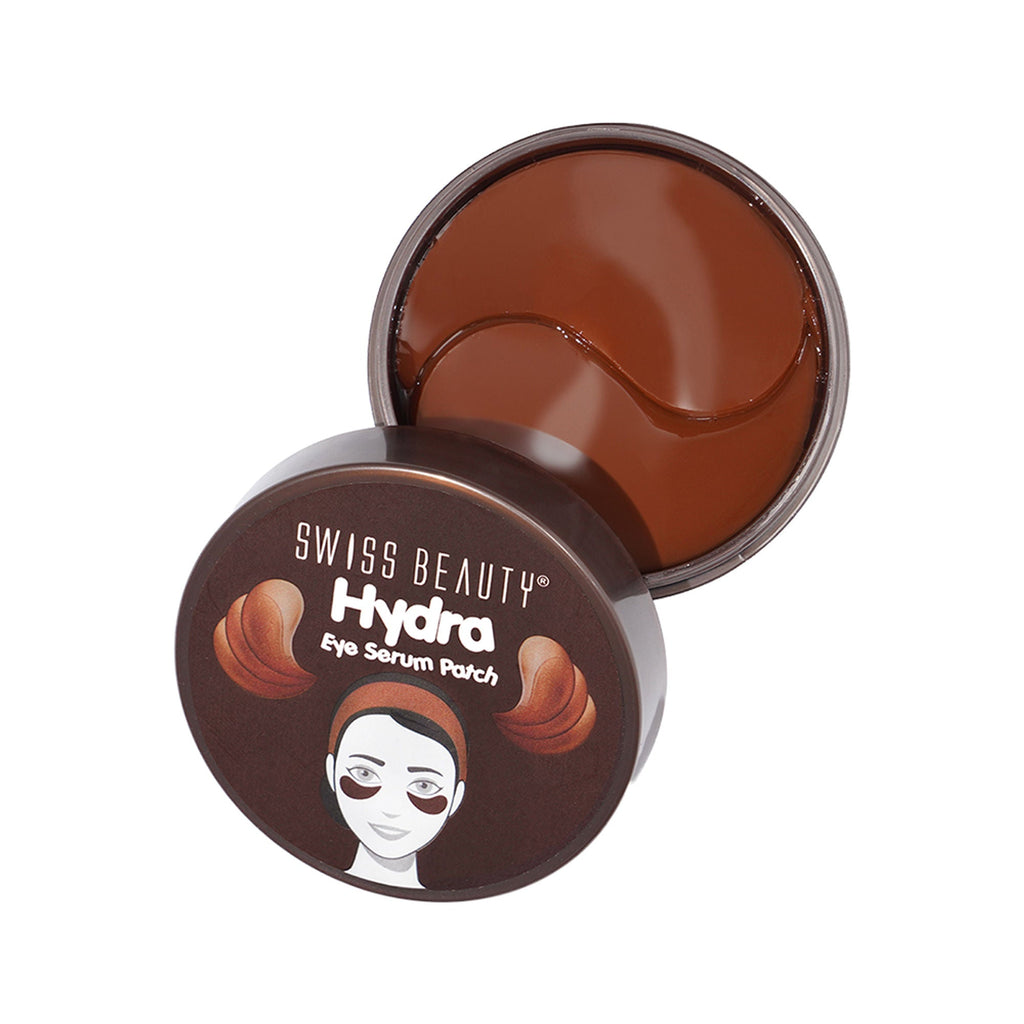 Swiss Beauty Hydra Eye Serum Patches For Dark Circles And Puffiness , Hydrate Skin - Coffee | Grocsy