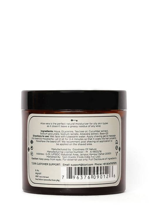 Tjori Aloe Vera Shaving Gel For Men | Grocsy