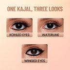 Swiss Beauty You & Eye Power Black Kajal - Pack Of 2 | Grocsy