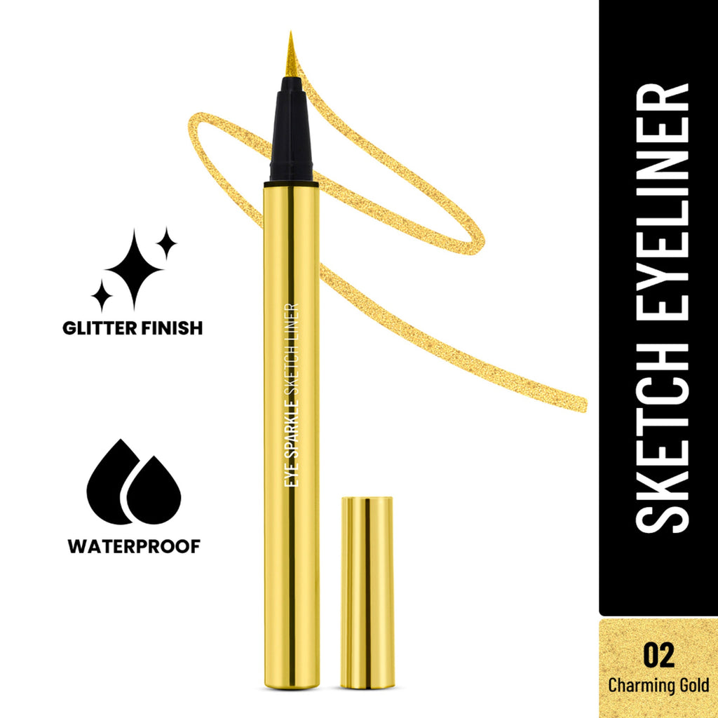 Swiss Beauty Eye Sparkle Sketch Liner - 2 Charming Gold | Grocsy