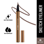 Swiss Beauty Eye Sparkle Sketch Liner - 6 Glitter Brown | Grocsy