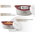 Milton New Marvel 1000 Inner Steel Casserole For Roti/Chapati - Brown Color | Grocsy