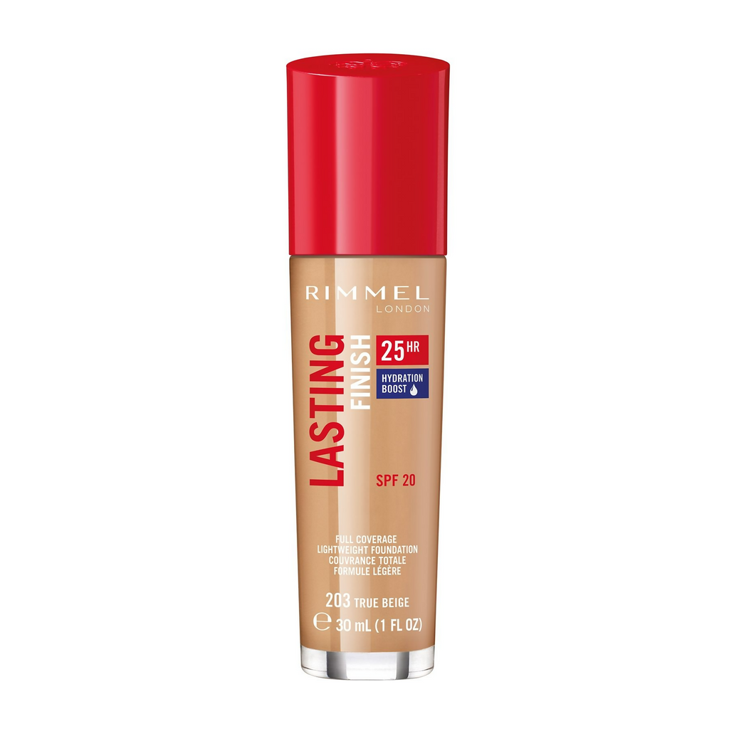 Rimmel London Lasting Finish 25 Hour Foundation SPF 20 - True Beige | Grocsy