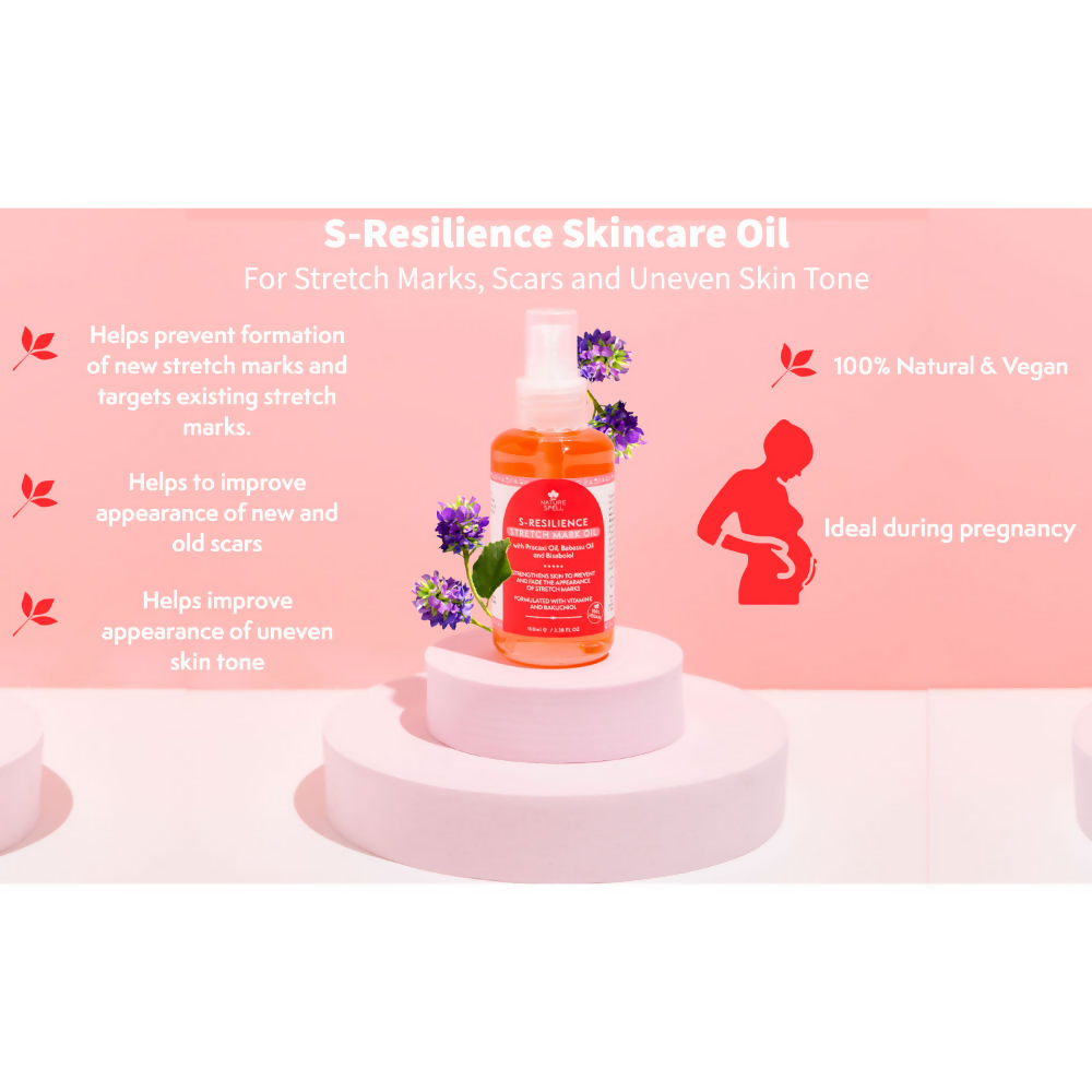 Nature Spell S-Resilience Stretch Marks Oil | Grocsy