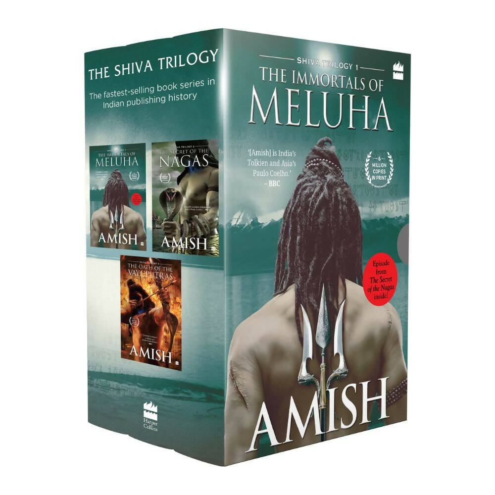 The Shiva Triology Boxset of 3 Books - The Immortals of Meluha by Amish Tripathi | Grocsy