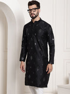 Sojanya Ethnic Motifs Embroidered Thread Work Kurta | Grocsy