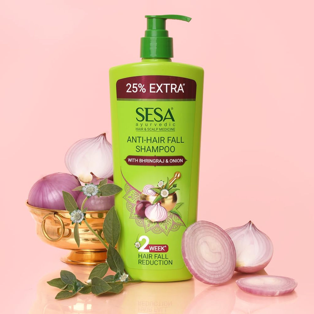 Sesa Ayurvedic Anti-Hair Fall Onion Shampoo | Grocsy