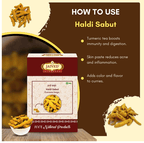 Jaived Ayurveda Haldi Sabut | Grocsy